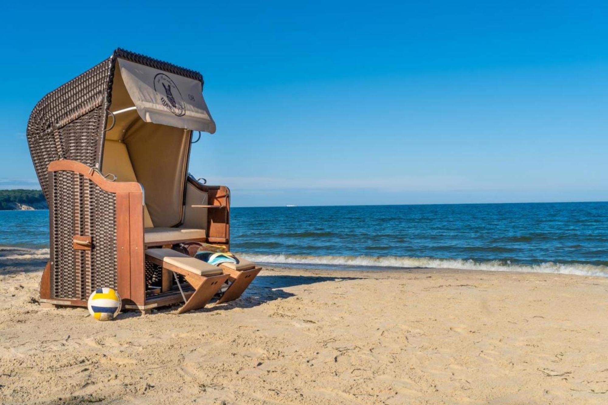 Traumhaftes Appartement - Odins Blick Wohnung 13 , Sauna Und Privatstrand, Blick Zur Ostsee Lobbe Dış mekan fotoğraf